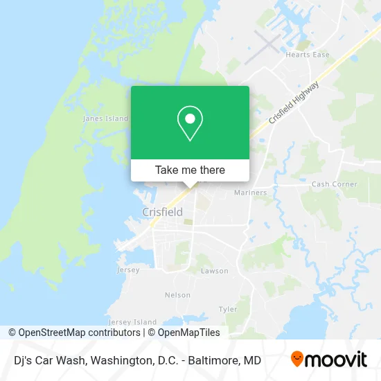 Dj's Car Wash map
