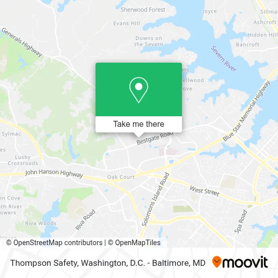 Thompson Safety map