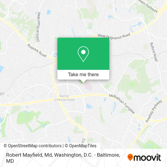 Robert Mayfield, Md map