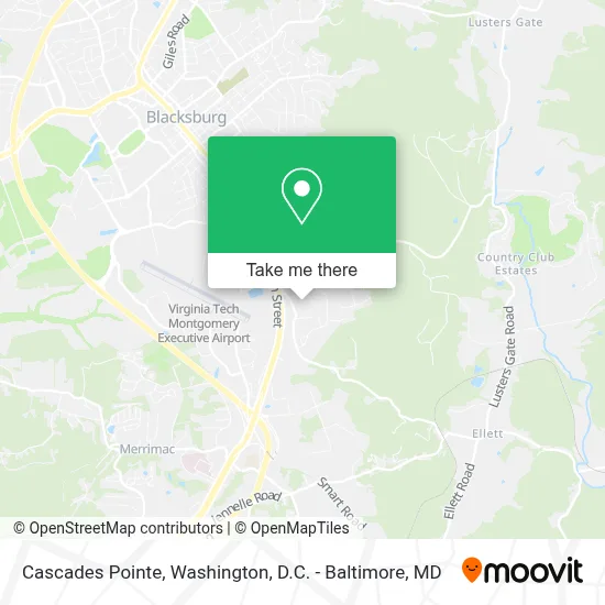 Cascades Pointe map
