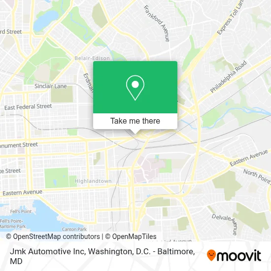 Jmk Automotive Inc map