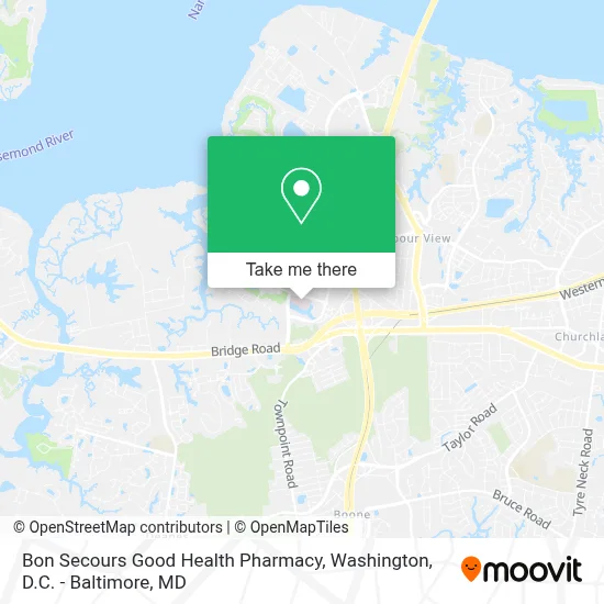 Bon Secours Good Health Pharmacy map