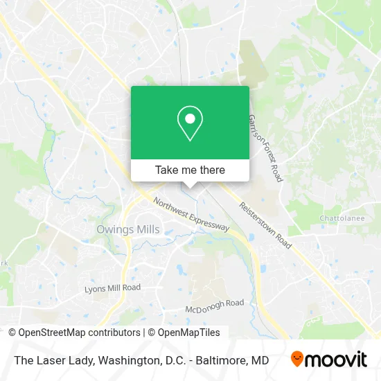 The Laser Lady map