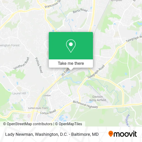 Lady Newman map
