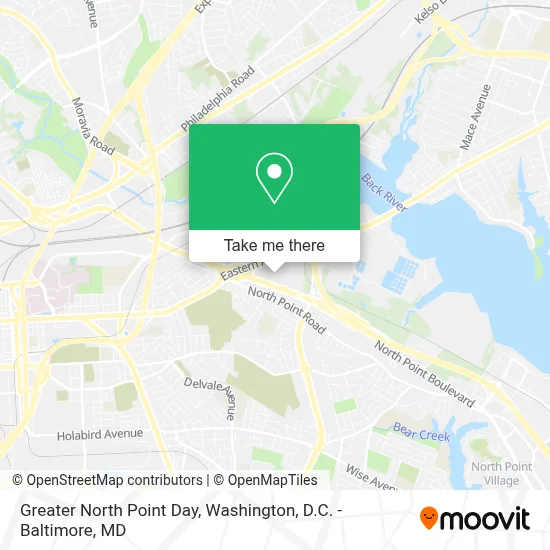 Greater North Point Day map