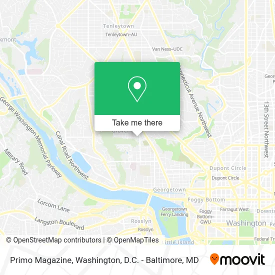Primo Magazine map