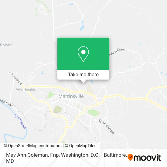 May Ann Coleman, Fnp map