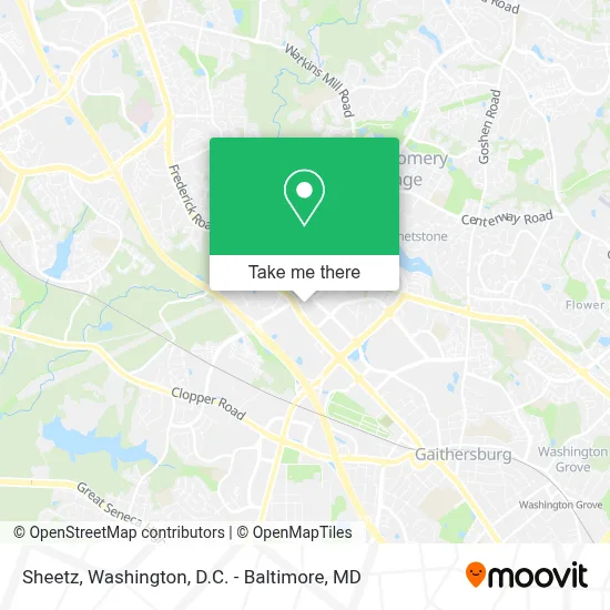 Sheetz map