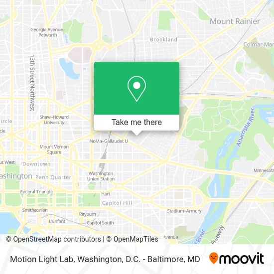 Motion Light Lab map