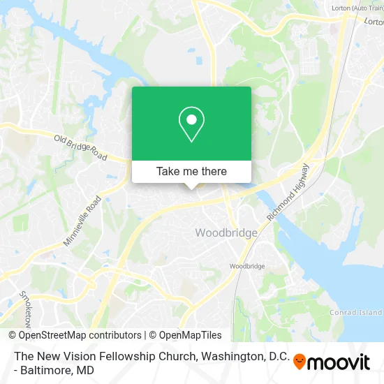 The New Vision Fellowship Church map