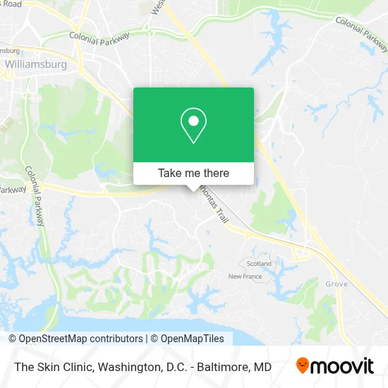 The Skin Clinic map