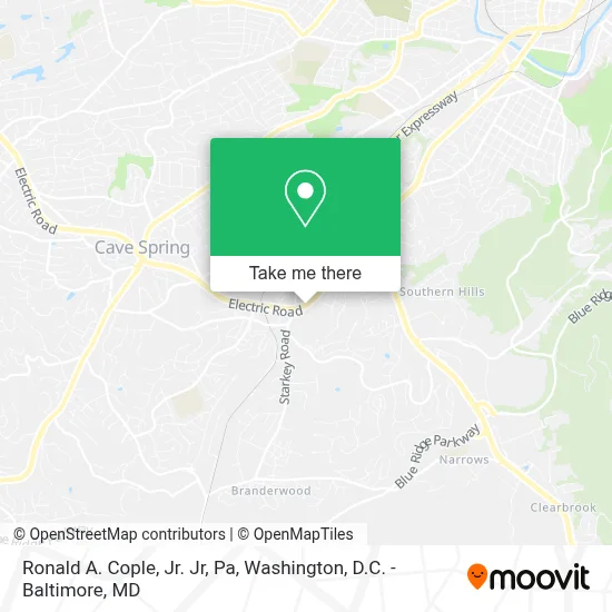 Ronald A. Cople, Jr. Jr, Pa map