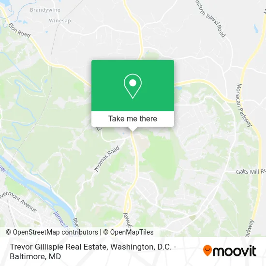 Trevor Gillispie Real Estate map