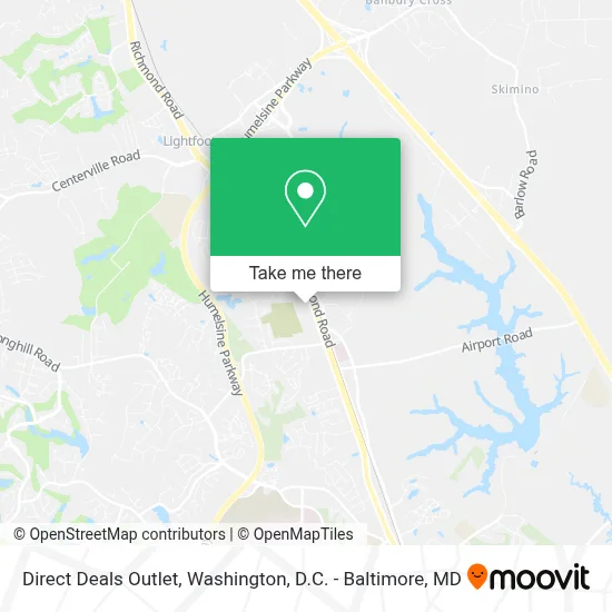 Direct Deals Outlet map