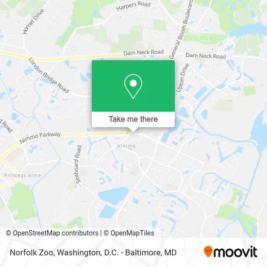 Norfolk Zoo map