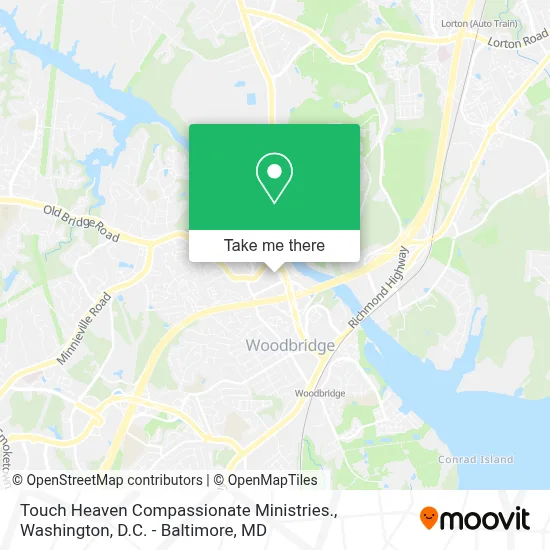 Touch Heaven Compassionate Ministries. map