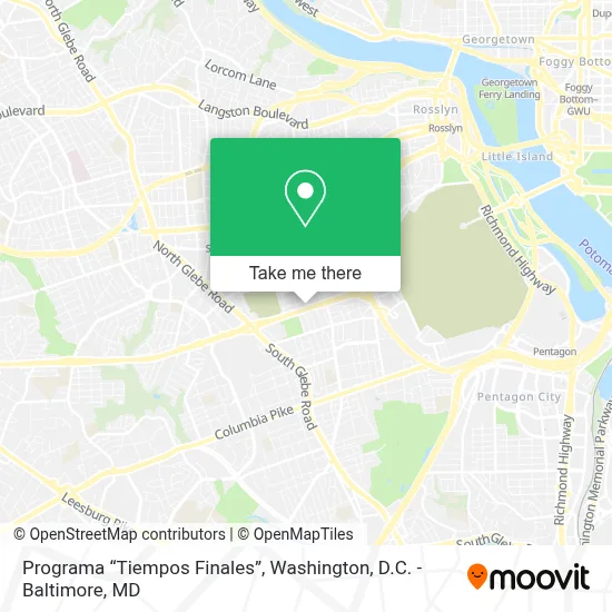 Programa “Tiempos Finales” map