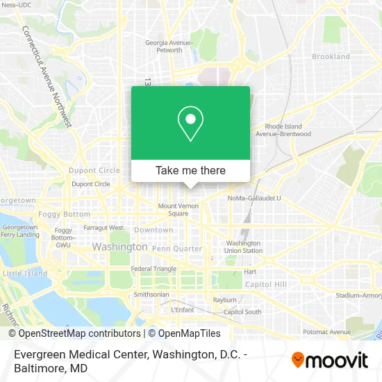 Evergreen Medical Center map