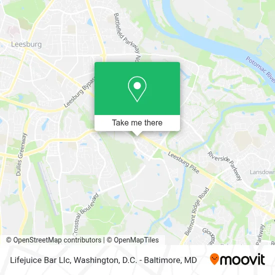 Lifejuice Bar Llc map