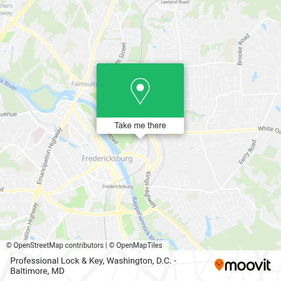 Professional Lock & Key map