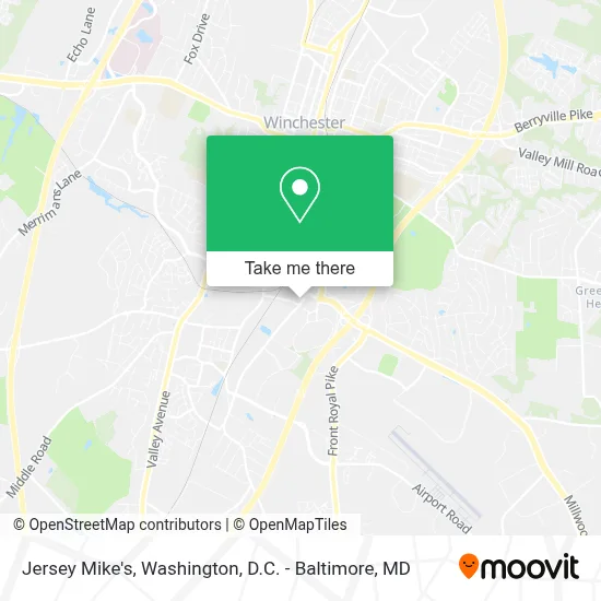 Jersey Mike's map