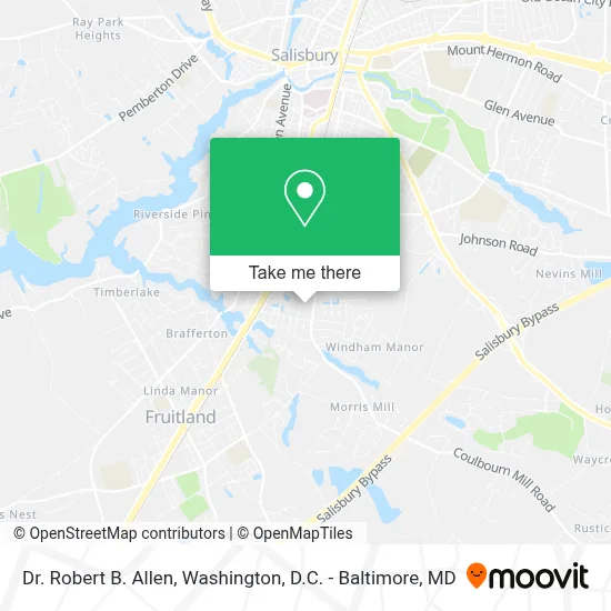Dr. Robert B. Allen map