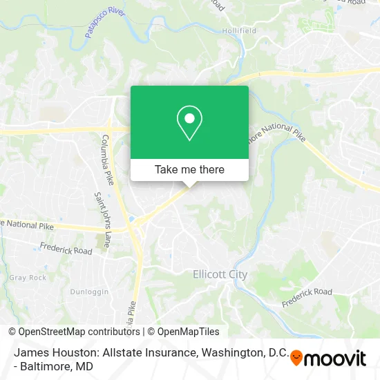 James Houston: Allstate Insurance map