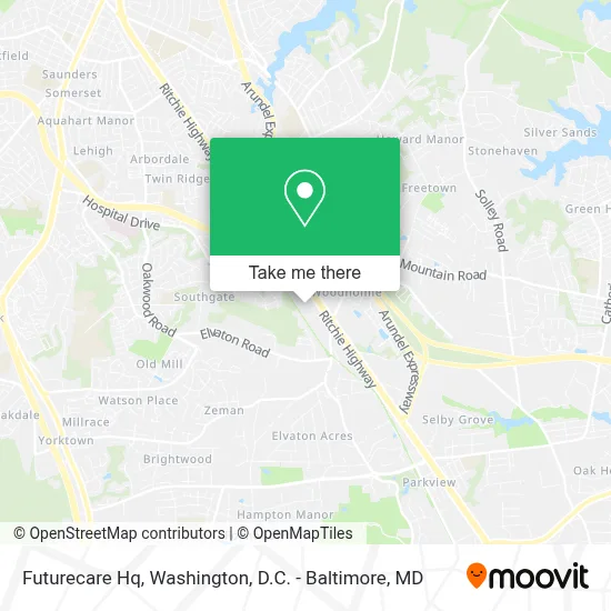 Futurecare Hq map