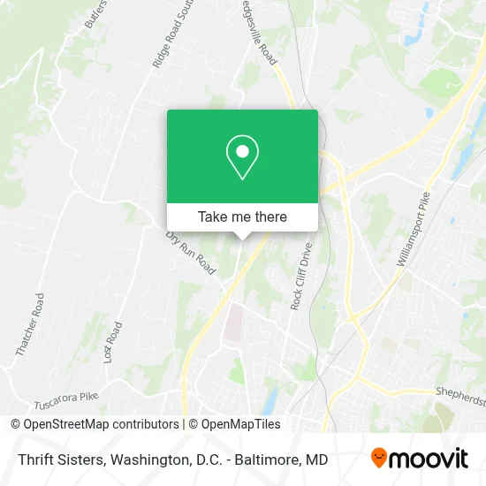 Thrift Sisters map