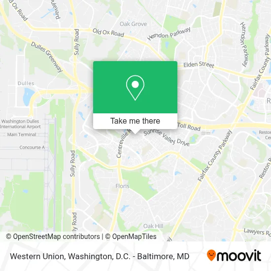 Western Union map