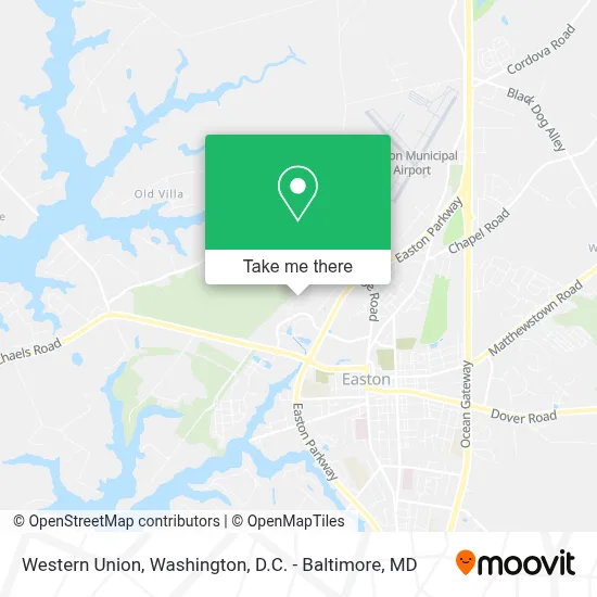 Western Union map