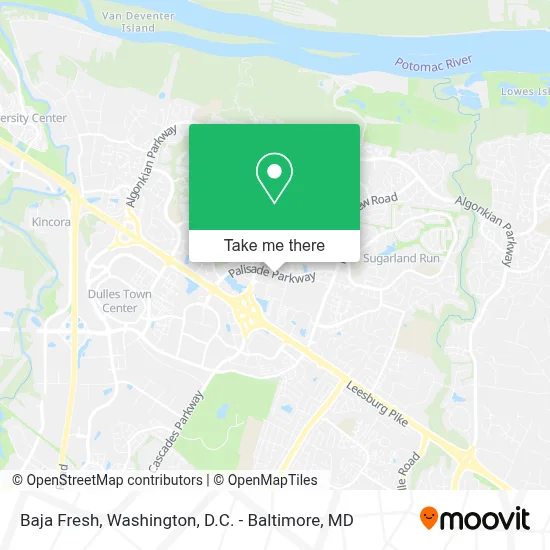 Baja Fresh map