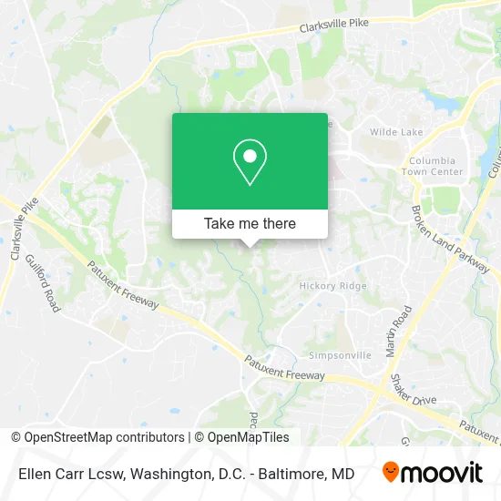 Ellen Carr Lcsw map