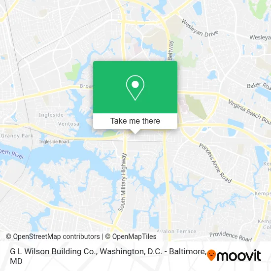 G L Wilson Building Co. map