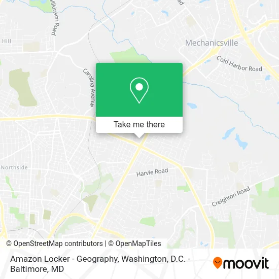 Amazon Locker - Geography map