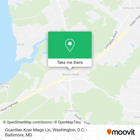 Guardian Krav Maga Llc map