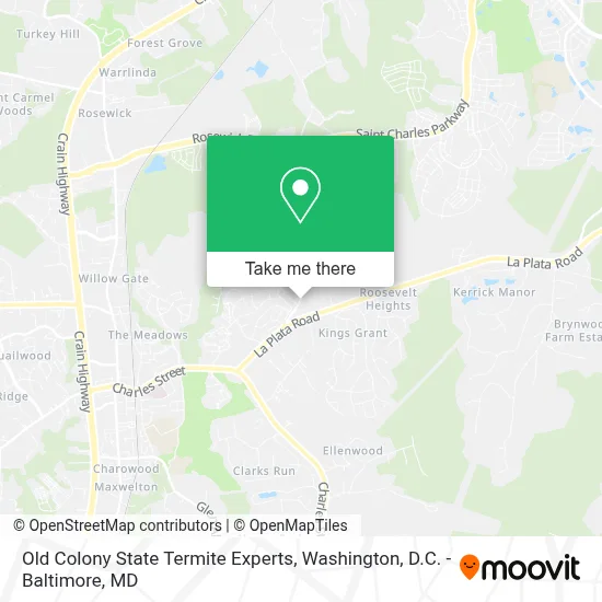 Old Colony State Termite Experts map