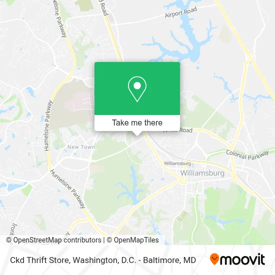 Ckd Thrift Store map