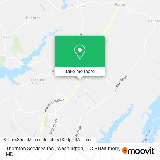Thornton Services Inc. map