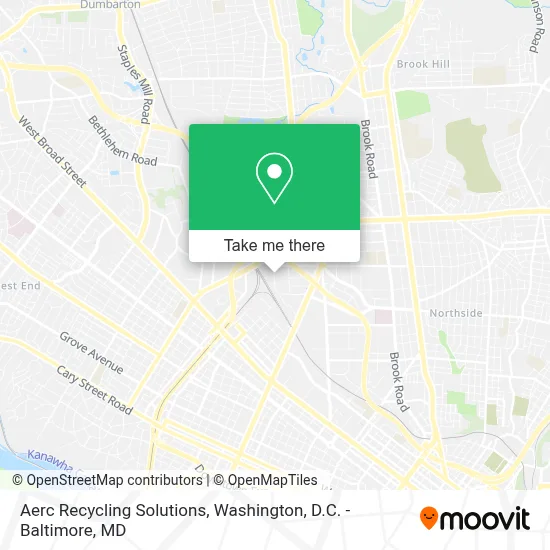 Aerc Recycling Solutions map