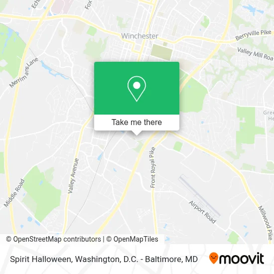Spirit Halloween map