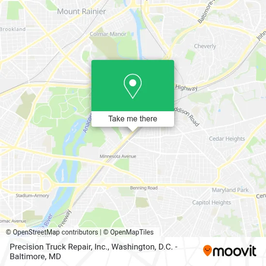Precision Truck Repair, Inc. map