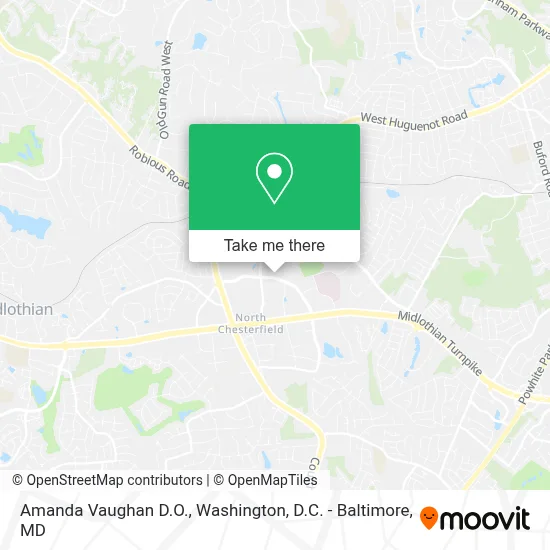 Amanda Vaughan D.O. map