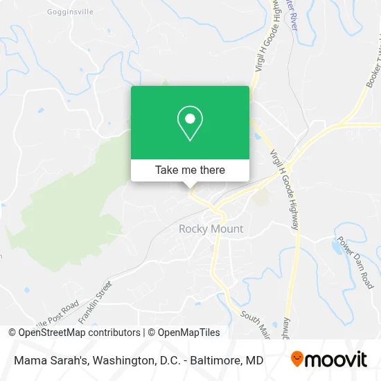 Mama Sarah's map
