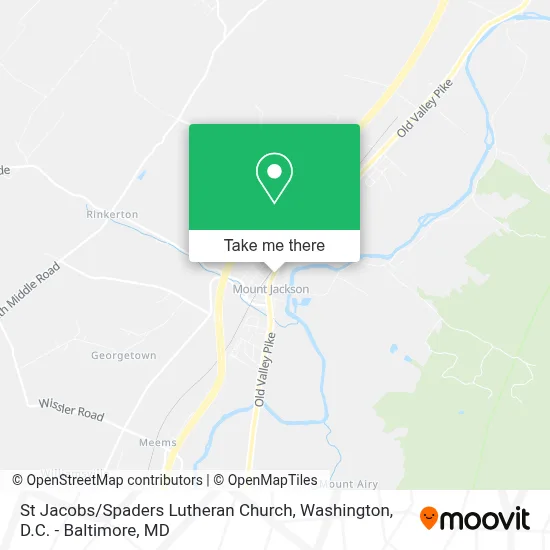St Jacobs / Spaders Lutheran Church map