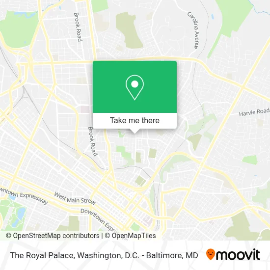 The Royal Palace map