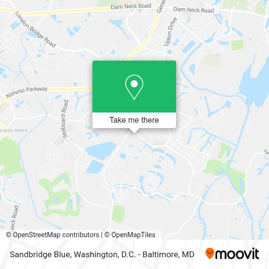 Sandbridge Blue map