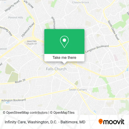 Infinity Care map