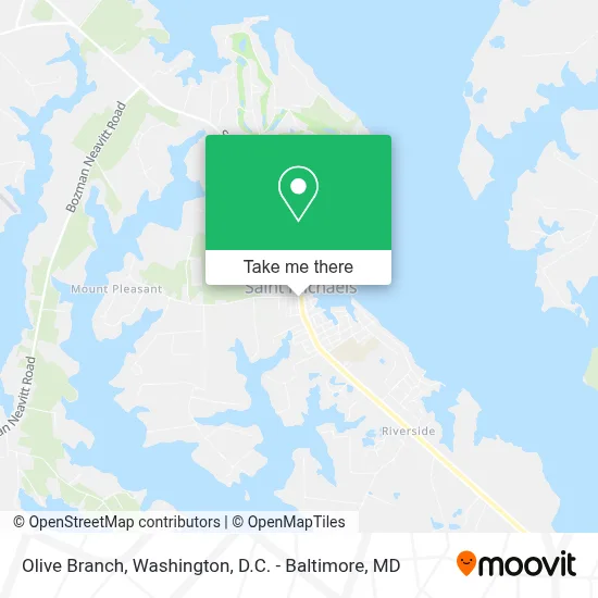 Olive Branch map