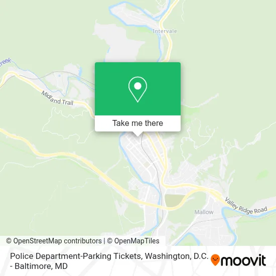 Police Department-Parking Tickets map